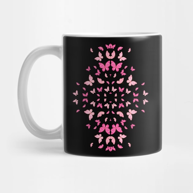 cute pink butterflies by Drawab Designs